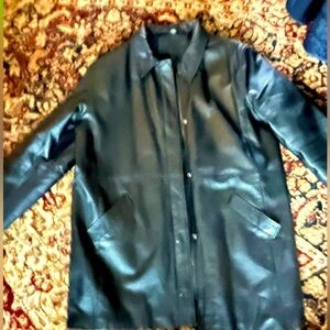 Jaqueline Ferrar XL Leather Coat